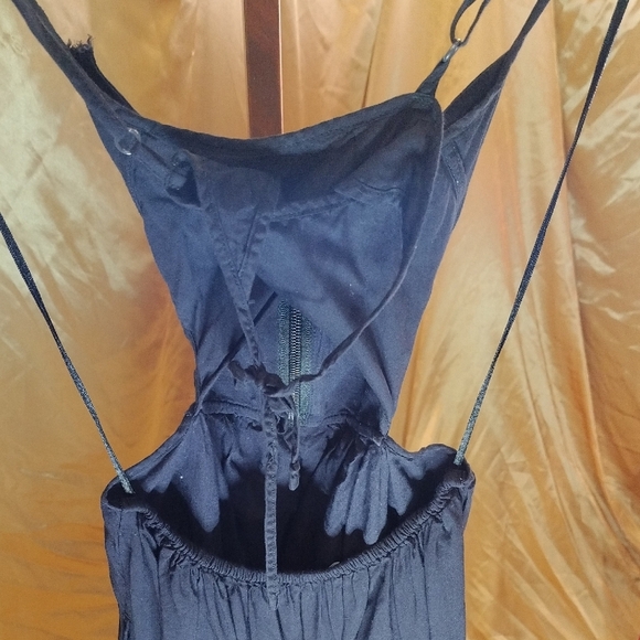 Fox Black Spaghetti Strap Backless Sundress - Picture 4 of 5